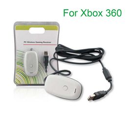 Wireless Gaming Receiver Cable for Microsoft XBOX 360 Controller Game USB Receiver Gamepad Adapter Support PC Windows