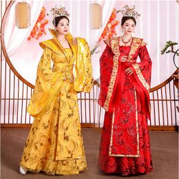 Ancient Tang Dynasty clothing Female Dance costume luxury queen Princess Fairy Dress Cosplay Stage Wear Women