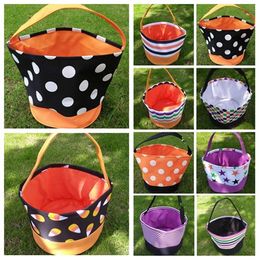 New Halloween Bucket Gift Wrap Girls Boys Child Candy Collection Bag Halloween Handbag Festival Storage Basket Party Supplies T2I51388