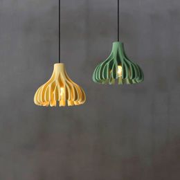 Nordic Creative Resin LED Pendant Lamp Creative Design Macron Dining Room Light Fixtures Kitchen Hanging Lamps Lighting