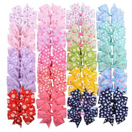 Baby Girls Barrettes Floral Kids Hair Clips Flower Newborn Hairpins Boutique Bow Headwear Daisy Hair Accessories 20 Designs DW5863