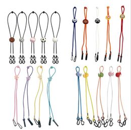 Adjustable Face Mask Lanyard Dinosaur Masks Anti-loss Straps Extensible Mask Rest Ear Holder Rope Mask Protection Lanyard Buckle LSK1114