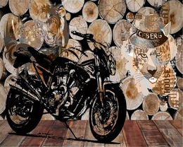 beibehang 3d wallpaper Kids wallpaper hand drawn doodle characters motorcycle photo wallpaper papel de parede 3d