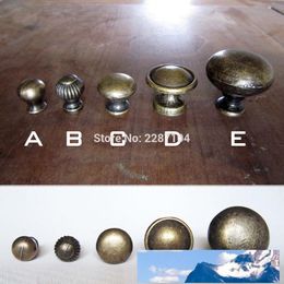 Antique Brass Vintage Bronze Round Furniture Jewellery Chest Box Cabinet Cupboard Dresser Drawer Door Window Handle Pull Knob