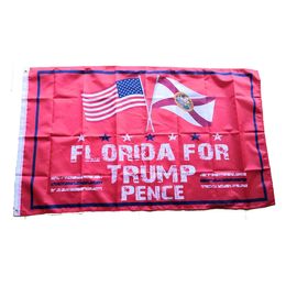 New Design 2020 3x5ft Florida For Trump Flags, Polyester Fabric Digital 150x90cm with Brass Grommets, free Shipping