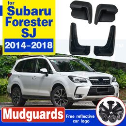 For Subaru Forester SJ 2014 - 2018 Molded Car Mud Flaps Mudflaps Splash Guards Flap Mudguards Fender Front Rear 2015 2016 2017