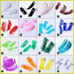 Fashion Accessories Natural goose feather 8-12 cm real feather DIY handmade painting bobo ball accessories