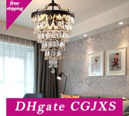 Retro Vintage Crystal Chandeliers E14 LED Blue Large European Empire Style Lustres Hand Blown Glass Chandelier Lighting For Living Room Pendants Retro Vintage Crystal Chandeliers E14 LED Blue Large European Empire Style Lustres Hand Blown Glass Chandelier Lighting For Living Room Pendants