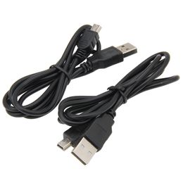 camera sync cord UK - 500pcs lot MINI USB 5PIN USB Data Sync Cable Cord for Canon Powershot SX100 IS SX200 IS SX400 IS Camera