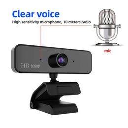 USB HD 1080P Webcam Built-in Microphone High-end Video Call Computer Peripheral Web Camera for Youtube Microsoft PC Laptop