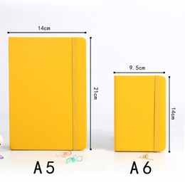 Stylish A5 PU Leather mini notebook with Pages and Lined Pad - DLH466