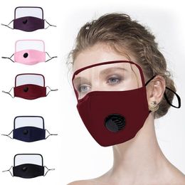 adult face mask protective masks respirator valve goggle protect eyes splash full face shield washable reusable antidust bauta men women