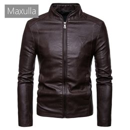 Male Leather Jacket Slim Fit Coat Men Stand Collar jaqueta PU Coats Biker Jackets Casual Motorcycle Faux Fur S 5XL Jacket Fleece Male Leather Jacket Slim Fit Coat Men Stand Collar jaqueta PU Coats Biker Jackets Casual Motorcycle Faux Fur S 5XL Jacket Fleece