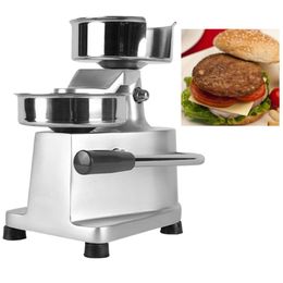 ITOP Commercial 100mm Manual Hamburger Press Burger Forming Machine Round Meat Shaping Aluminium Machine Forming Burger Patty Makers