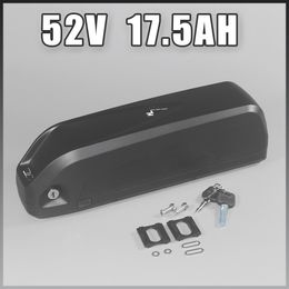 52V 17.5Ah Li ion Battery 14S Sanyo cell 51.8V 1000W 1200W Electric Fat Bike Hailong US EU No Tax