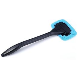 Liplasting Car-Styling 1PC Light Blue Car Window Brush Glass Cleaner Wiper Scraper Brush Cleaning