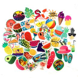 3Sets 150PCS Stickers Summer Dessert Drink Swimming Ring Bikini Style Beach Sticker Notebook Skateboard Water Cup Sticker