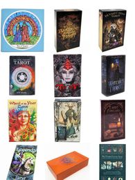 English Version 12 Styles Tarot Cards Board Games Cards with Colorful Box English Instructions send by Email Kids Toys