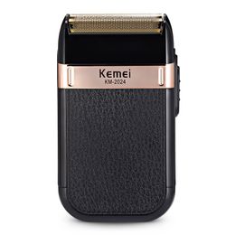 Kemei Electric Shaver USB Rechargeable for Men Twin Blade Reciprocating Cordless Razor Hair Beard Shaving MachineBarber Trimmer