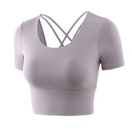 Seamless yoga bra sport crop top Women fitness short Yoga Outfit For Woman Gym Workout 1pcs Sports Clothing