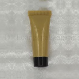 50pcs 10g black screw lid gold Empty Tubes Cosmetic Soft Tube Travel Makeup Container Squeeze Dispensing Bottle