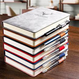 360 Pages Super Thick Wax Sense Leather A5 Journal Notebook Daily Business Office Work Notebooks Notepad Diary School Supplies C0924
