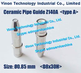 Ø0.85 Ø0.95mm Z140A / Z140D Ceramic Pipe Guide for Taiwan brands of edm drilling machine, ELECTRODE TUBING GUIDE, EDM DOUBLE CERAMIC GUIDE