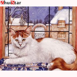 DIY Diamond Painting Photo Custom Mysterious cat Diamond Painting Full Round/Square Drill Diamond Rhinestone Embroidery LWR