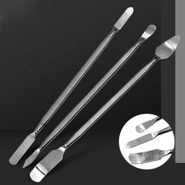Best 3in1 Cool Shovel Scoop Spoon Portable Knife Wax Powder Pill Herb Smoking Titanium Tip Oil Rigs Straw Hookah Wig Wag Bong Tool DHL