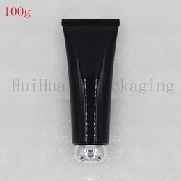 30pcs 100g screw lid black Soft Tubes Empty Cosmetic Cream Emulsion Lotion Packaging Containers Shampoo Shower Gel Packing Tube
