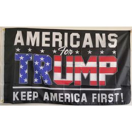 Americans Trump Keep Americica First Flag 3X5,100D Polyester Fabric 80% Bleed Digital Printing , Free Shipping