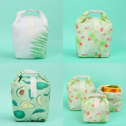 Food Oil-proof Picnic Bag Foldable Reusable Oil-proof Lunch Pouch Picnic Bags Takeaway Oil-proof Food Package Bag