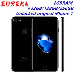 Unlocked refurbished original Apple iPhone 7 4G LTE Cell Phones 32/128GB/256GB IOS 12.0MP Camera Quad-Core Fingerprint 12MP 1960mA