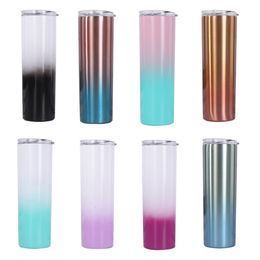 Wholesale Custom 20oz Skinny Stainless Steel Tumbler Bottle Double Wall Insulated Vacuum Flask Thermos Coffee Mug Tumbler
