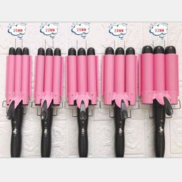 Professional ceramic curling iron, triple barrel curling iron, hair iron, styling tool and hair bar 5 pcs free DHL