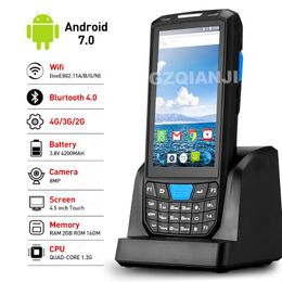 Scanners Handheld Terminal PDA Android 8.1 Rugged 1D 2D QR Barcode Scanner WiFi 4G Bluetooth GPS NFC Bar Codes Reader