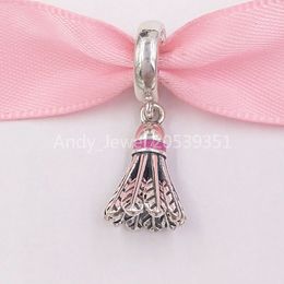 Andy Jewel Authentic 925 Sterling Silver Beads Badminton Birdie Dangle Charm Charms Fits European Pandora Style Jewelry Bracelets & Necklace 799025C01