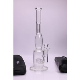 Hookahs Hot Selling Honeycomb Glass Water Bongs Pipes With Diffuser Percolator bong Tyre Style