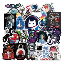 100PCS Skateboard Sticker Astronaut exploring Space For Car Laptop Pad Bicycle Motorcycle PS4 Phone Luggage Fridge Decal Pvc guitar Stickers