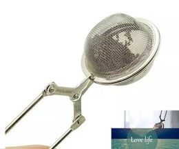 Tea Infuser Stainless Strainer Steel Tea Pot Infuser Mesh Ball Tea Leaves Filter Squeeze Locking