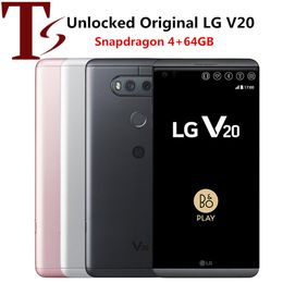 Unlocked LG V20 H910 H918 VS995 Mobile Phones 4GB RAM 64GB ROM Android 5.7 inch Snapdragon 820 16MP 8MP Camera 4G LTE Cell Phone 10pcs