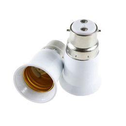 -B22 para E27 LED Bulb Base Adapter Universal Light Converter Lâmpada Soquete Suporte Parafuso Lâmpada Lâmpada Adaptador