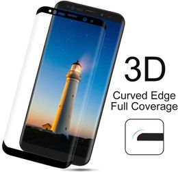 Tempered Glass 3D edge to edge curved Full Coverage Anti Scratch Screen Protector for Samsung Galaxy S6 S7 EDGE S8 PLUS S9 S10 S10E Note 8 9
