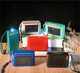 New Solar Lamps wireless bluetooth speaker solar charging with flashlight FM radio TWS bluetooth speaker led lights