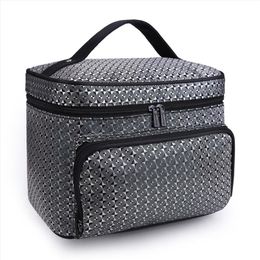 Large Makeup Toiletry Wash Bag Womens Travel Cosmetic Beauty Vanity Cases Box Organiser Toiletries Storage Accessories Supplie