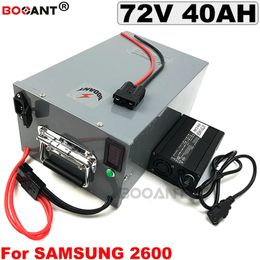 For Samsung 18650 2600 cell 20S 72v Electric Bicycle Lithium ion Battery 40Ah E-Bike 3000W with a metal box