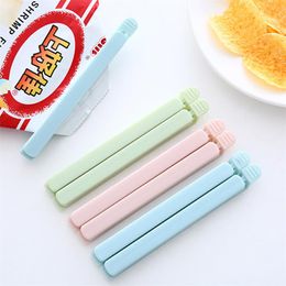 5pcs/lot Portable Food Snack Seal Sealing Bag Clips Colorful Eco-Friendly Kitchen Gadgets Home Storage Organization Tools