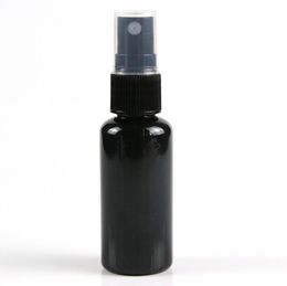 Refillable Black Fine Mist Sprayer Bottle 0.66Oz Perfume Spray Bottle Cosmetic Atomizers PET Spray Bottles Pump Black Fine Mist Spraye