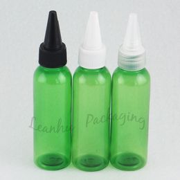60ml Green Plastic E- Jam Bottle, Lotion Cream Bottle,Empty Cosmetic Containers,Refillable Water Packaging Bottle