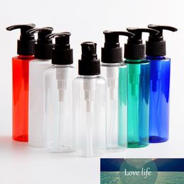 Empty Refillable Lotion Bottles 4 Oz Bottle PET BPA Free Clear Black White Great for Creams Body Wash Hand Soap